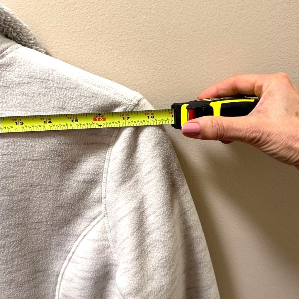 32 Degrees Heat Women Sherpa Lined Fleece Jacket Large Gray Beige White Large - Picture 5 of 11